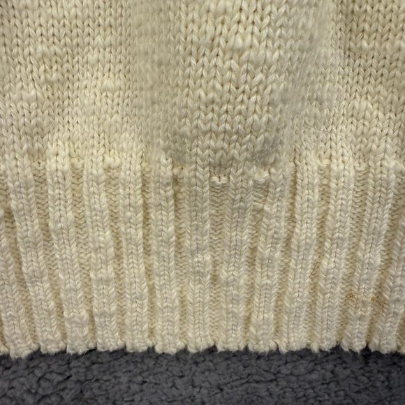 Orvis preowned turtleneck sweater XL cream - Picture 4 of 11